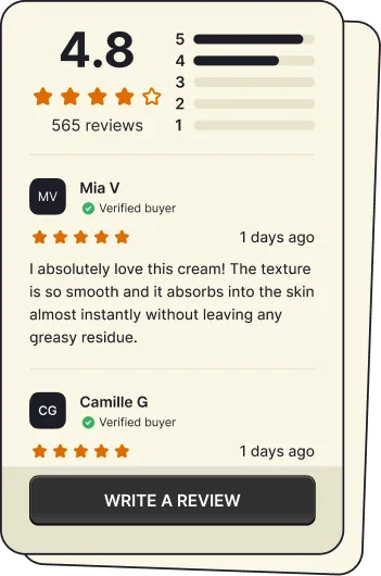 Review cards preview